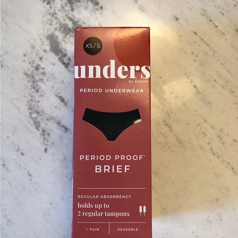 Unders Period Brief - Black